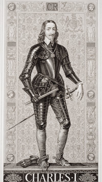 I. Károly (1600-49) Az angol és skót történelem illusztrációiból, I. kötet alkotó: J.L. Williams