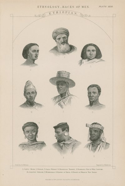 Etióp nép kilenc arca alkotó: J.L. Williams