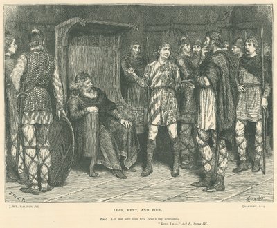 Illusztráció Lear királyhoz alkotó: J.M.L. Ralston