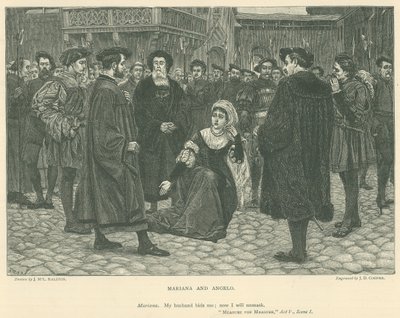 Illusztráció a "Mértékről mértékre" című filmhez alkotó: J.M.L. Ralston