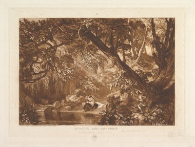 Aesacus és Hesperia, Ovidius Metamorphoses videója, XI. könyv Liber Studiorum, X. rész..., 1819. január 1. alkotó: Joseph Mallord William Turner