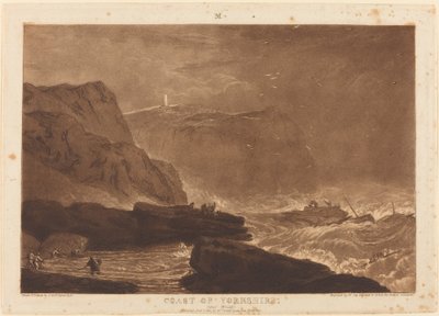 Yorkshire tengerpartja, 1811-ben jelent meg alkotó: Joseph Mallord William Turner