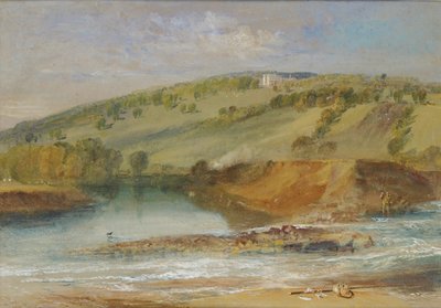 Farnley Hall, a Wharfe és a Washburn csomópontjából, 1818 alkotó: Joseph Mallord William Turner