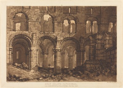 A Holy Island Cathedral, 1808-ban jelent meg. alkotó: Joseph Mallord William Turner