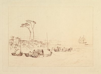 Inverary kastély és város, Skócia Liber Studiorum, XIII. rész, 1816. alkotó: Joseph Mallord William Turner