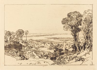 Junction of Severn and Wye, 1811-ben megjelent. alkotó: Joseph Mallord William Turner