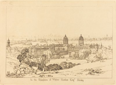 London Greenwichből, 1811-ben jelent meg. alkotó: Joseph Mallord William Turner