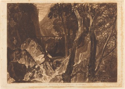 Malom a Grand Chartreuse közelében, 1816-ban jelent meg. alkotó: Joseph Mallord William Turner