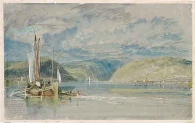 „Rudesheim”, 1817 alkotó: Joseph Mallord William Turner