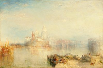 A Dogana és a Santa Maria della Salute, Velence, 1843. alkotó: Joseph Mallord William Turner