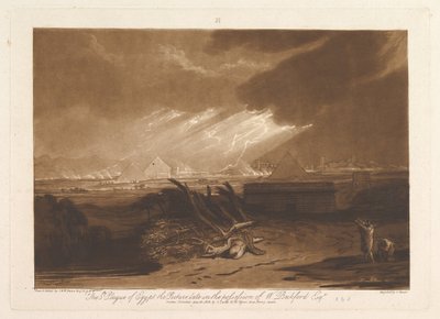 Az ötödik egyiptomi pestis Liber Studiorum, III. rész, 16. lemez, 1808. június 10. alkotó: Joseph Mallord William Turner