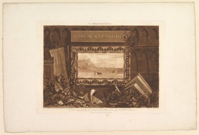 A Liber Studiorum frontispiece, 1812. május. alkotó: Joseph Mallord William Turner