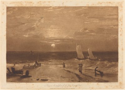 A Mildmay Sea-Piece 1812-ben jelent meg. alkotó: Joseph Mallord William Turner