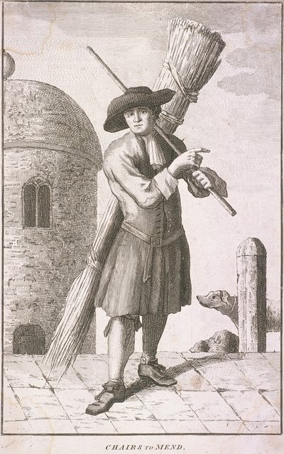 „Javítandó székek”, Cries of London, c1750 alkotó: JM