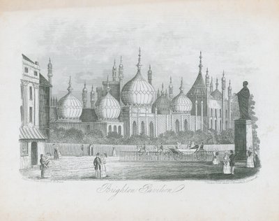 A Brighton Pavilion általános nézete alkotó: J.T. Wood