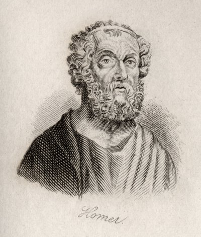 Homérosz alkotó: J.W. Cook