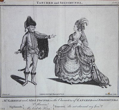 "Ó mennyország, Uram, a király" jelenet James Thomson Tancred és Sigismunda című művéből alkotó: J. (after) Roberts