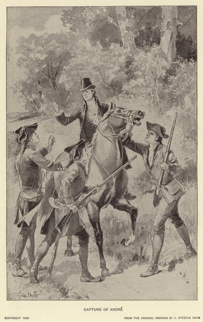 Andre elfogása (litho) alkotó: J. (after) Steeple Davis
