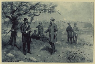Pemberton átadása Grantnek (litho) alkotó: J. (after) Steeple Davis