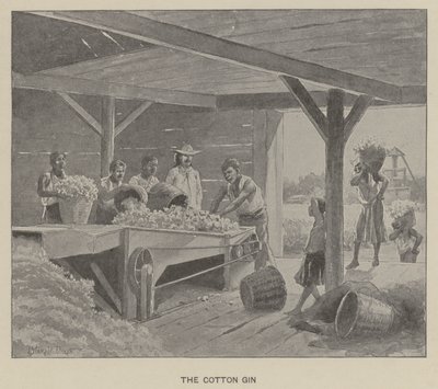 A pamut gin (litho) alkotó: J. (after) Steeple Davis