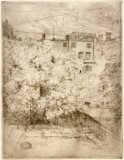My Back Yard no. 2 alkotó: J. Alden Weir