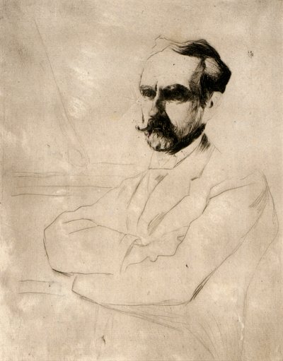 Dr. Robert F. Weir portréja alkotó: J. Alden Weir