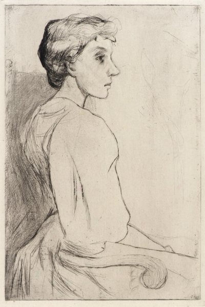 Egy nő portréja alkotó: J. Alden Weir