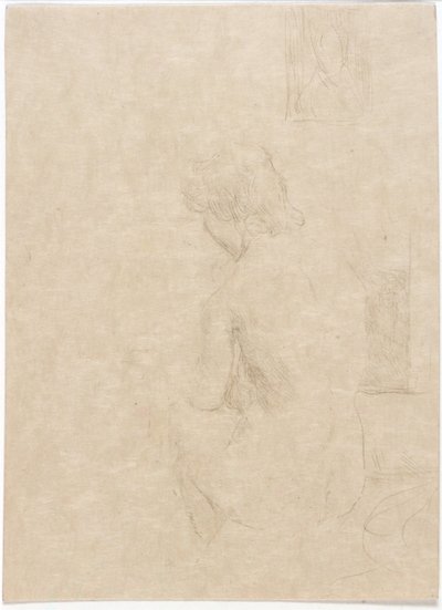 Ülő modell alkotó: J. Alden Weir
