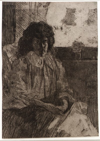 Vázlat az ablaknál 2. alkotó: J. Alden Weir