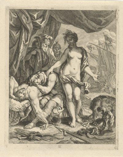 Akhilleusz Patroklosz halálát gyászolja Jelenetek Akhilleusz életéből (sorozat címe) Vitam et mortem achilli (sorozat címe) alkotó: J. Alexander Janssens