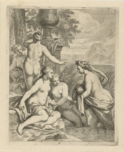Thetis visszatér vízi nimfáihoz Jelenetek Akhilleusz életéből (sorozat címe) Vitam et mortem achilli (sorozat címe) alkotó: J. Alexander Janssens