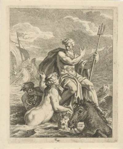 Tengeri táj Thetisszel és Neptunusszal Jelenetek Akhilleusz életéből (sorozat címe) Vitam et mortem achilli (sorozat címe) alkotó: J. Alexander Janssens