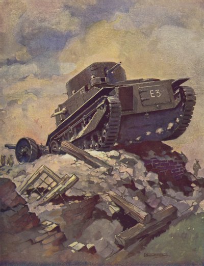 Tank színű litho alkotó: J. Allen Shuffrey