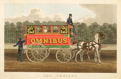 Az Omnibusz, vésette Robert Havell, 1833 alkotó: J. Arnull