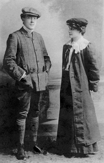 Mabel Hackney és Laurence Irving, 1907. alkotó: J. Beagles and Co.