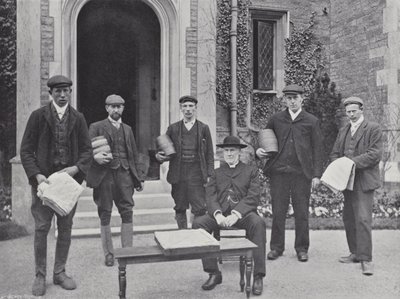Hallaton Hare Pite Fesztivál, a vikárius és a küldöttség alkotó: J. Benjamin Stone