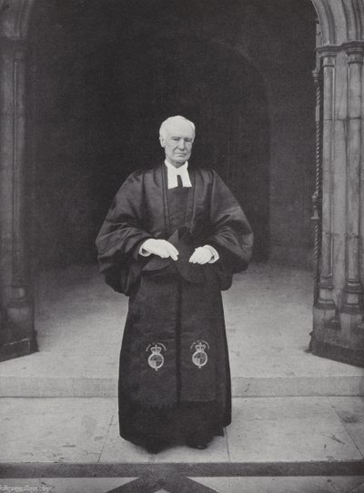 Az alsóház káplánja, Wilberforce főesperes (f/w fotó) alkotó: J. Benjamin Stone