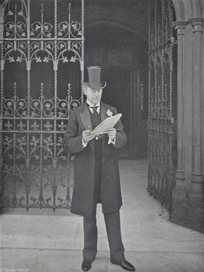 A jobb tiszt. Joseph Chamberlain alkotó: J. Benjamin Stone
