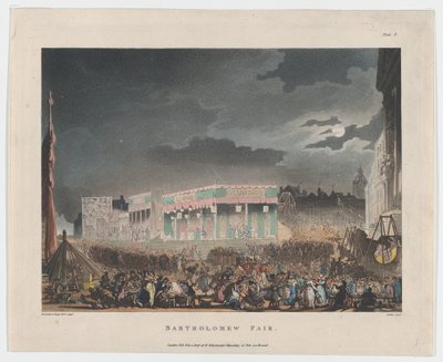 Bartholomew-vásár, 1808. február 1., 1808. február 1. alkotó: J. Bluck
