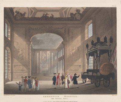 Greenwich Kórház, The Painted Hall, 1810. január 1., 1810. január 1. alkotó: J. Bluck