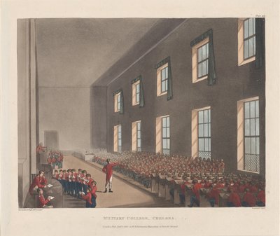 Military College, Chelsea, 1810. január 1., 1810. január 1. alkotó: J. Bluck