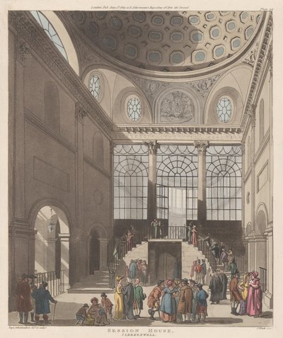 Session House, Clerkenwell, 1809. június 1., 1809. június 1. alkotó: J. Bluck
