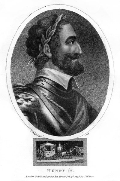 IV. Henrik francia király, 1805. alkotó: J. Chapman