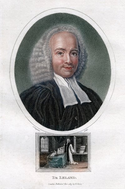 John Leland, 18. századi angol presbiteri lelkész és teológiai művek szerzője, 1813. alkotó: J. Chapman