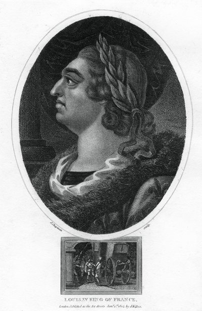 XV. Lajos francia király, 1805. alkotó: J. Chapman
