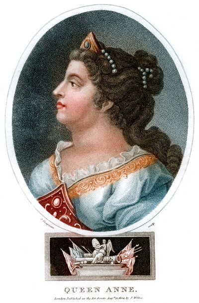Anna királynő 1665-1714, 1804. alkotó: J. Chapman
