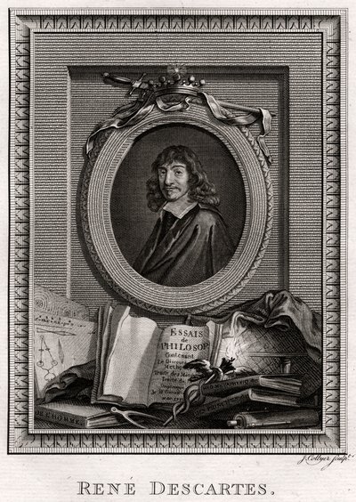 Rene Descartes, 1775 alkotó: J. Collyer