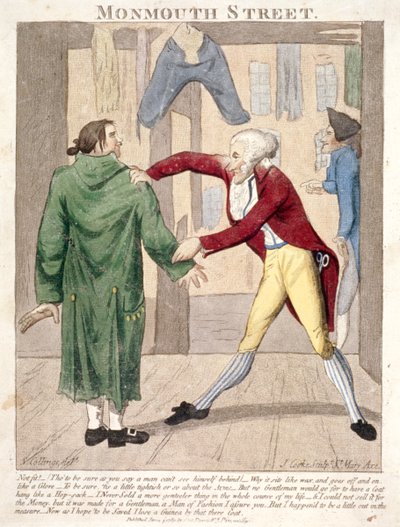 – A Monmouth Street. Nem alkalmas! ...”, 1789 alkotó: J Cooke