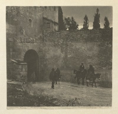 Kameramunka: Átjáró – Segovia, 1914. alkotó: J. Craig Annan