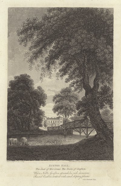 Robert Bloomfield, költő: Euston Hall (metszet) alkotó: J. Greig